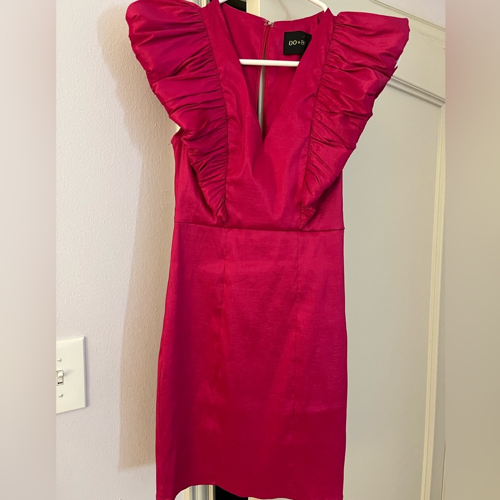 HOT PINK MINI DRESS!! PERFECT FOR HOCO OR FORMAL